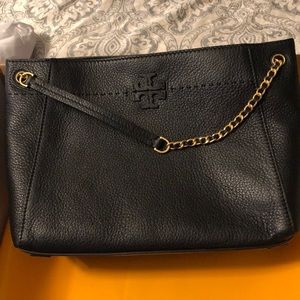 Tory Burch McGraw Chain-Shoulder Slouch Tote
